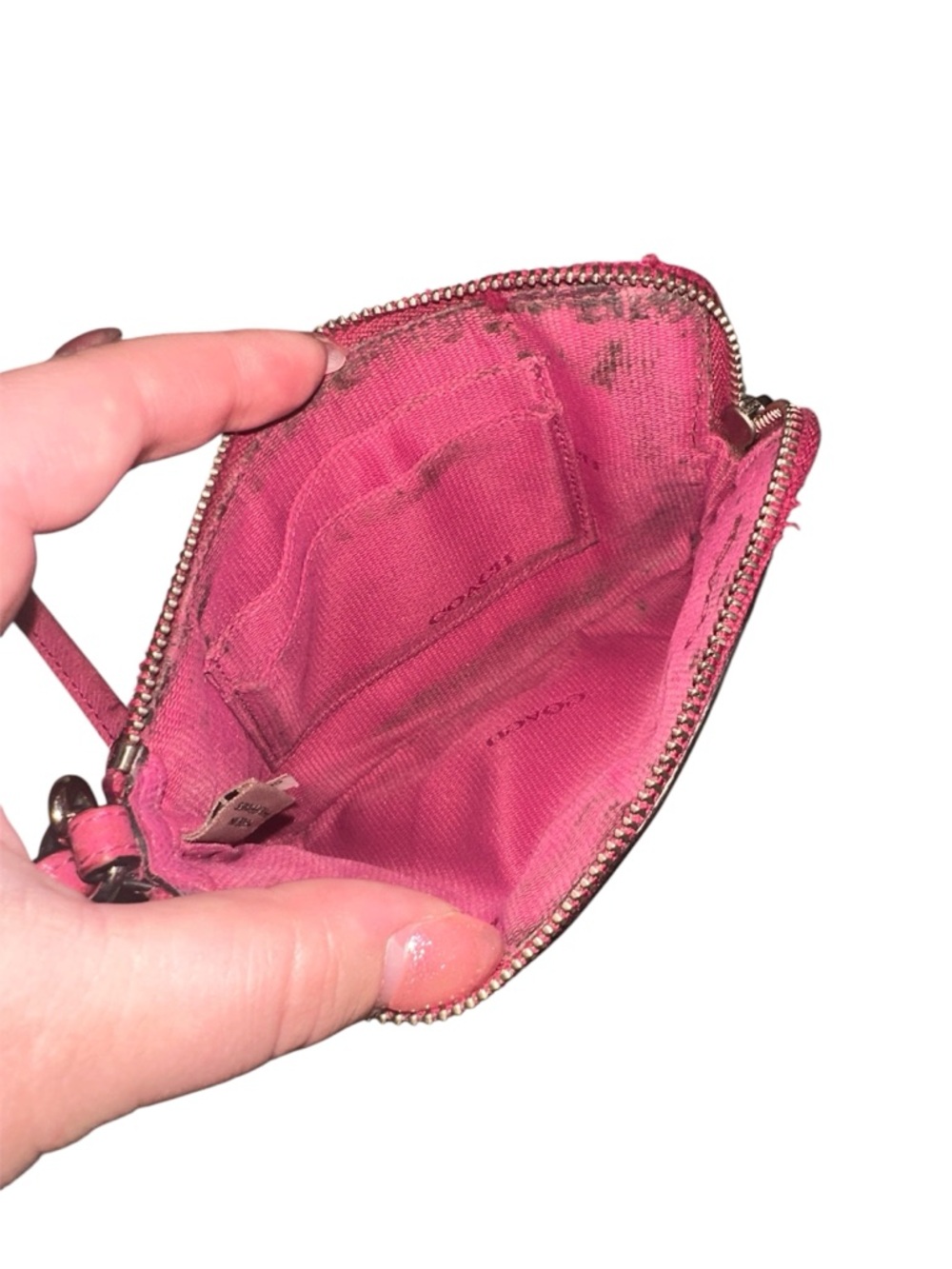 COACH - Corner Zip Wallet Wristlet - Picture 3 of 3